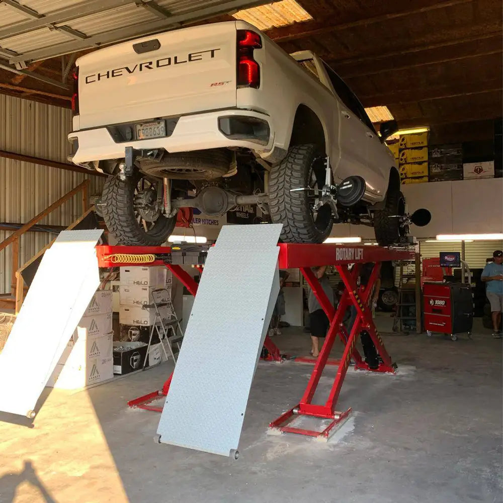 Rotary XA14 14K Alignment Scissor Lift w/ 2-Rolling Jack (7K)