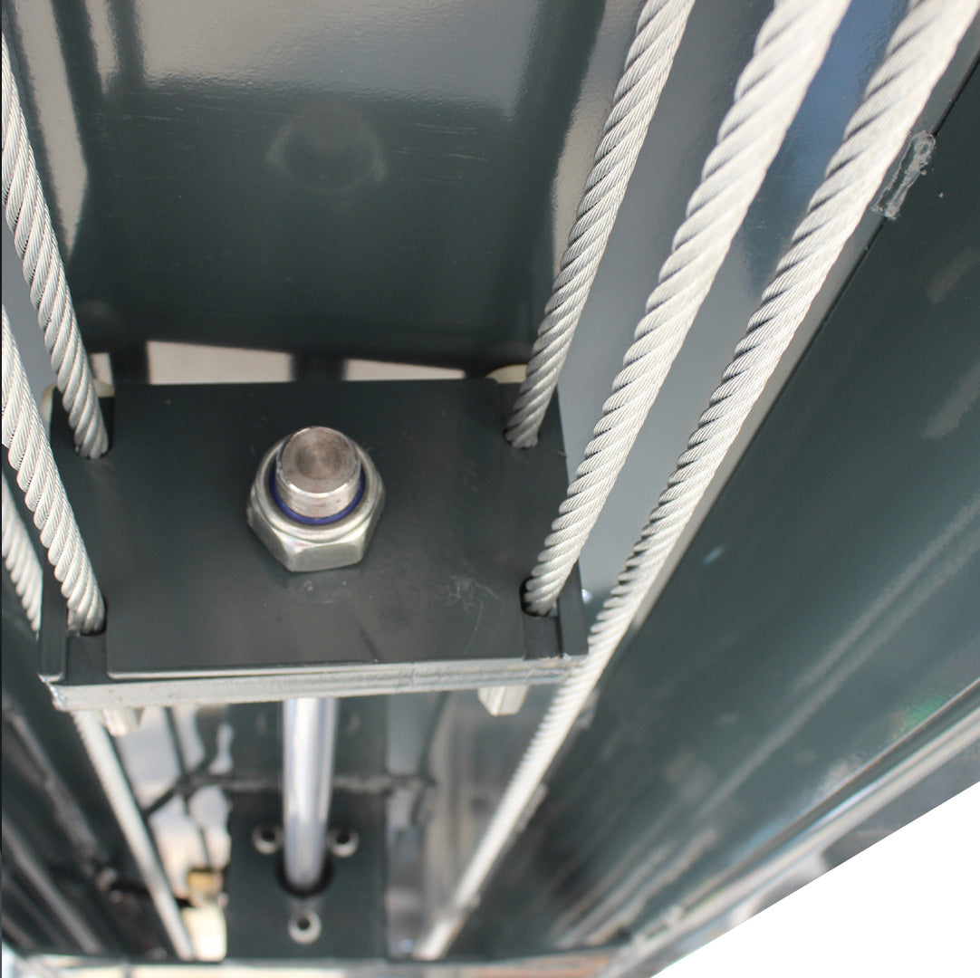 Stratus 4-Post 14k lbs Pneumatic Safety Lock Release Compact Car Lift SAE-414C