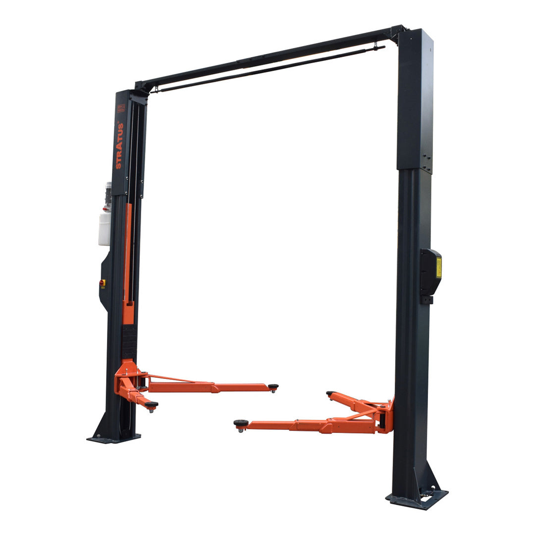 Stratus X-Wide Asymmetric & Symmetric 2-in-1, 10k lbs 2-Post Lift SAE-C10XE