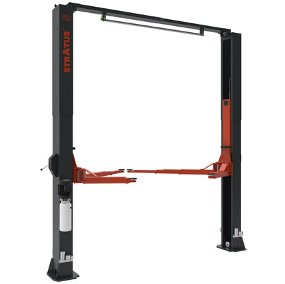 Stratus Clear Floor 14k lbs Single Point Manual Release 2-Post Lift SAE-C14X