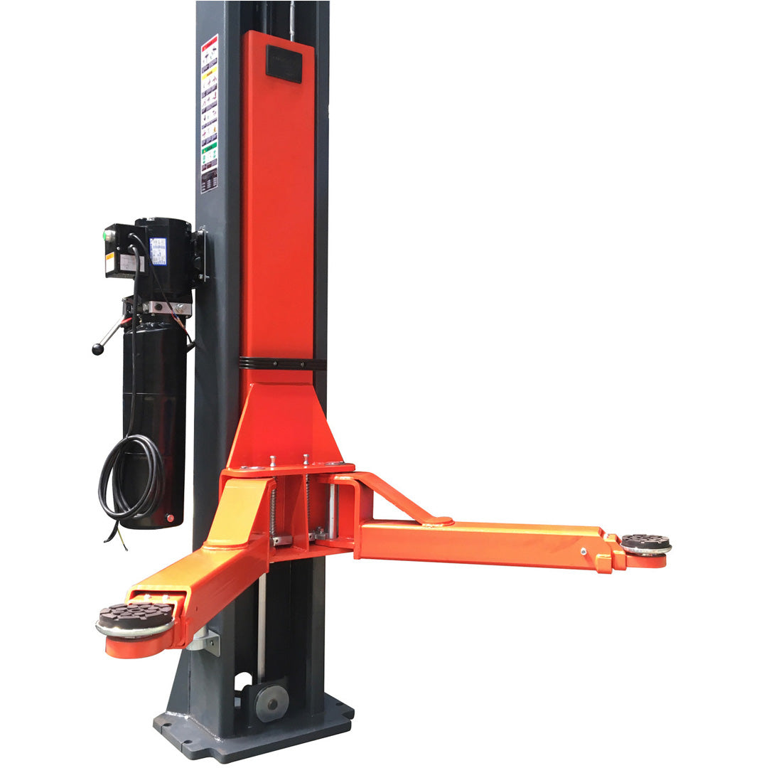 Stratus Clear Floor 14k lbs Single Point Manual Release 2-Post Lift SAE-C14X