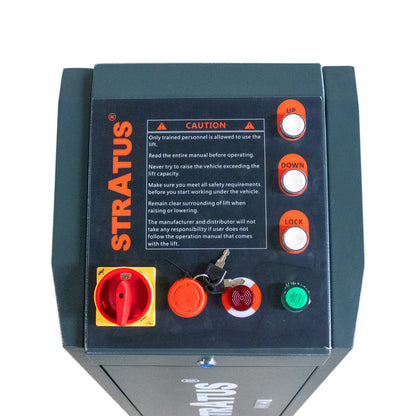 Stratus Extra Wide & Tall 9k lbs Commercal Scissor Lift, SAE-MS9000X