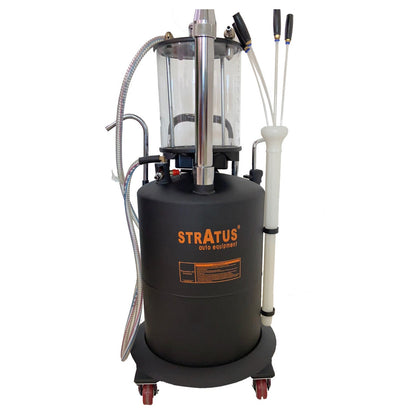 Stratus® Portable 21-Gallon Pneumatic Oil Drain Oil Extractor, SAE-OL21