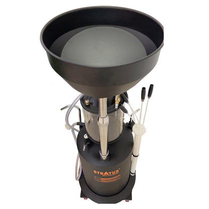 Stratus® Portable 21-Gallon Pneumatic Oil Drain Oil Extractor, SAE-OL21