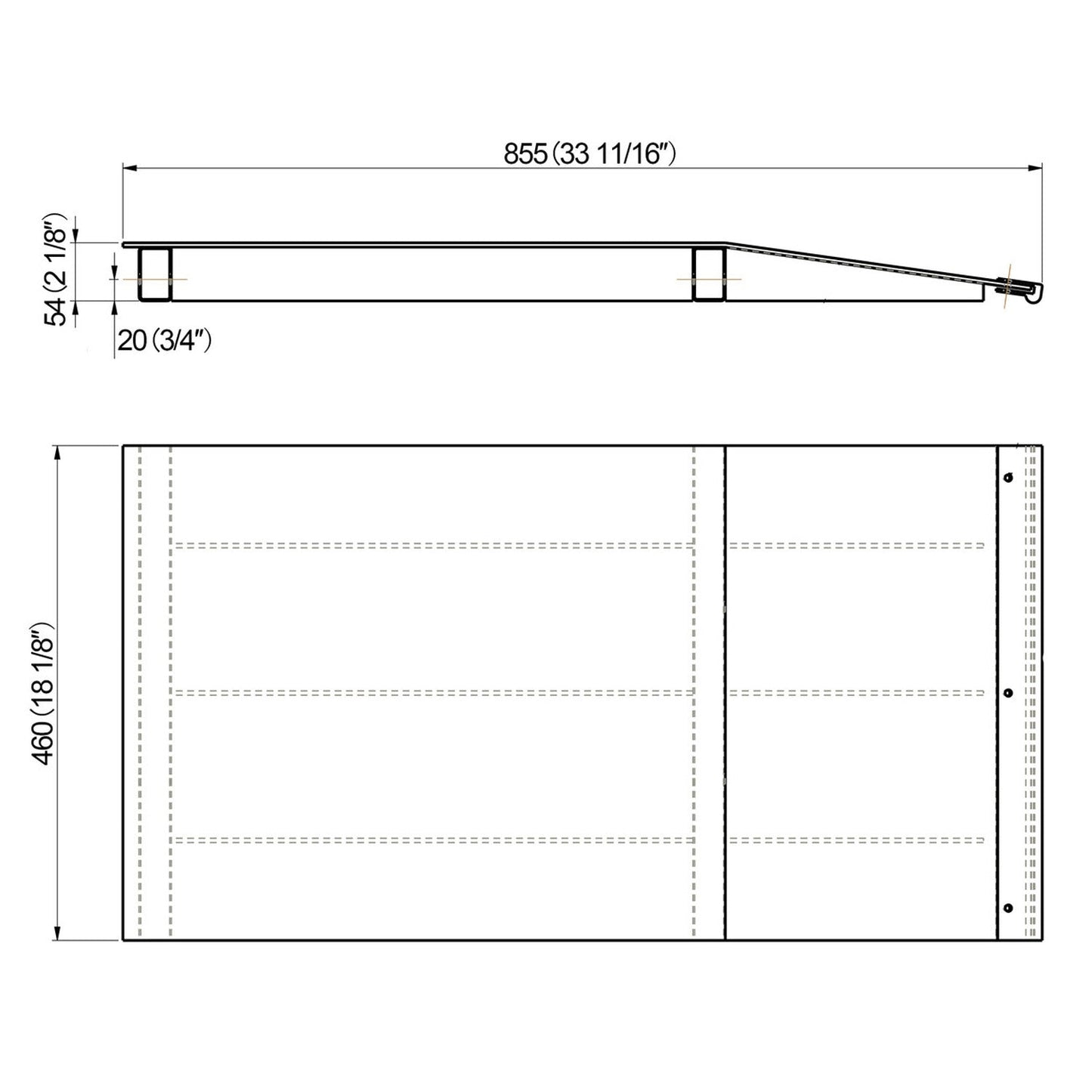 Stratus® Mid Rise Scissor Auto Lift Approach Ramp Kit, SAE-RS9