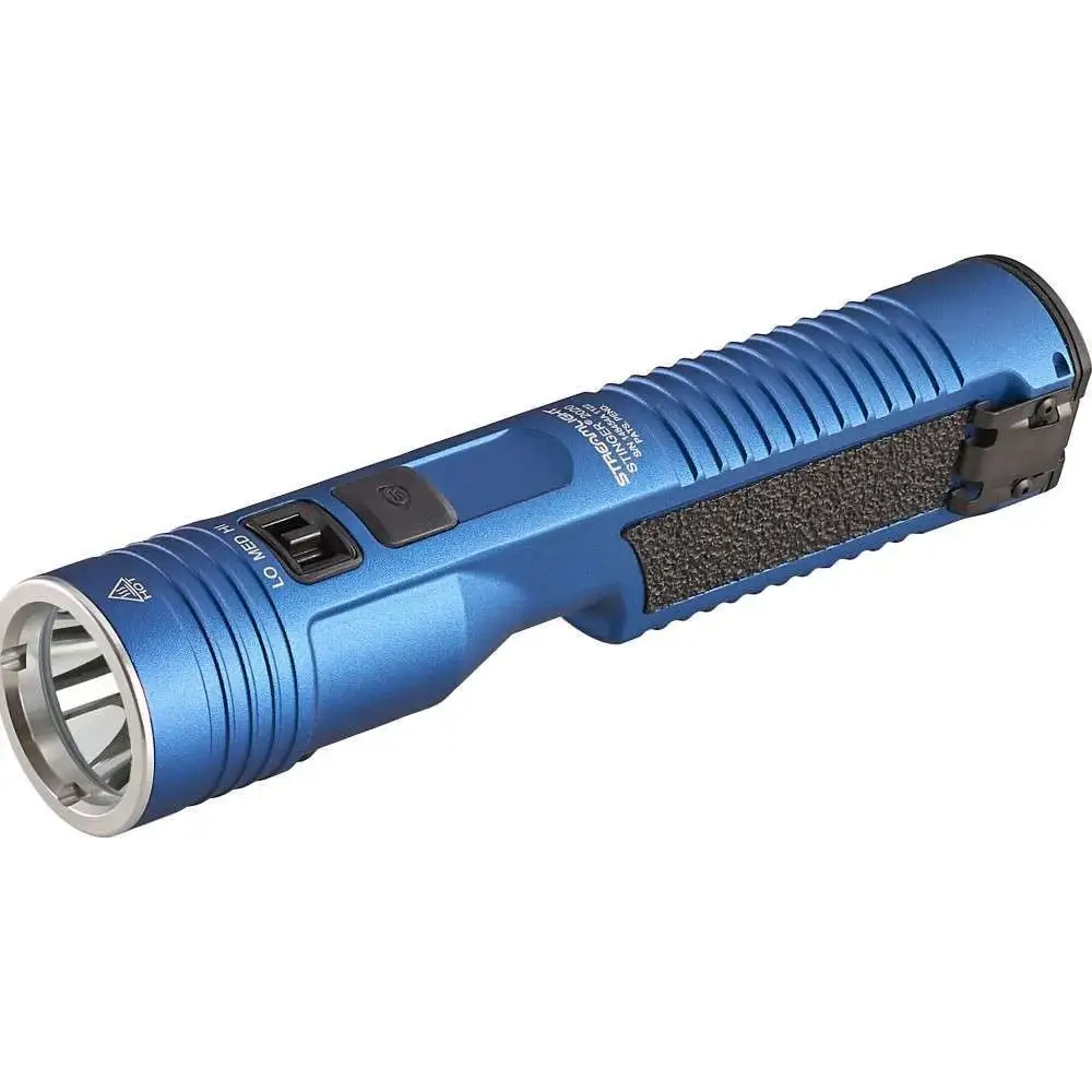 Strion Streamlight 2020 Blue Rechargeable Flashlight, 2000 Lumens