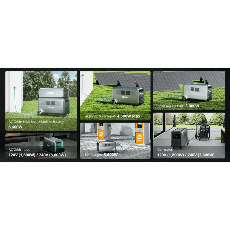 Zendure | SuperBase V4600 + 200W Solar Panel*2